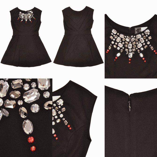 Rady (レディ) 通販 ジュエリーネックフレアワンピース